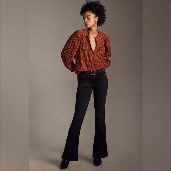 MOTHER The Weekender High Rise Flare Jeans Size 30 NWT - Picture 1 of 14